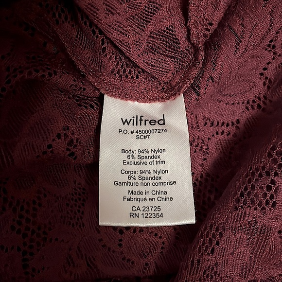 ARITZIA Wilfred Lace Tank Top // Size S - Picture 7 of 8